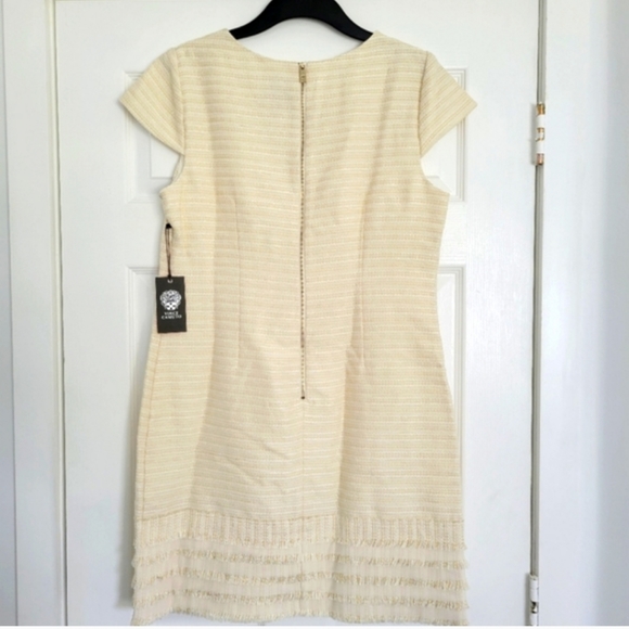 🤍 Vince Camuto Tweed Ivory Dress Sizes 10 & 12 NWT - Picture 8 of 8